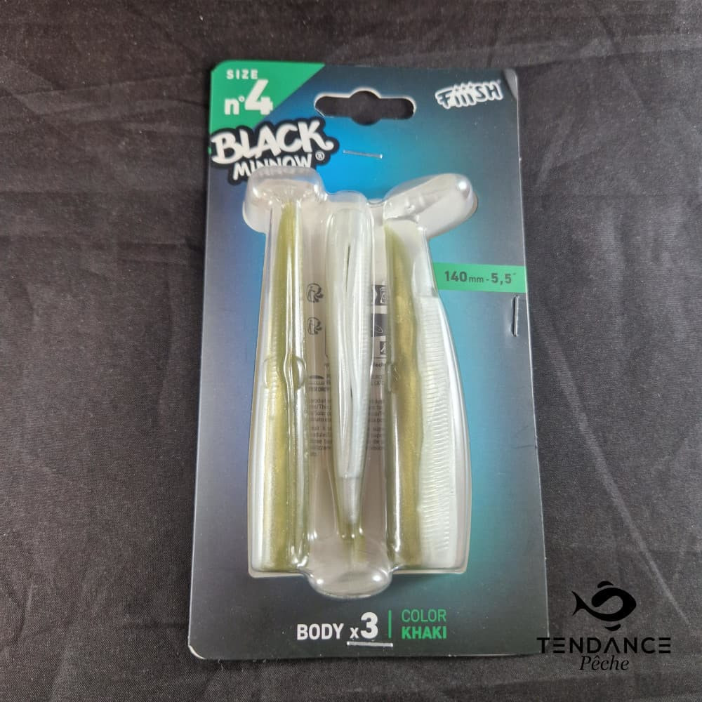 Corps Black Minnow Taille 4 - Fiiish - Kaki