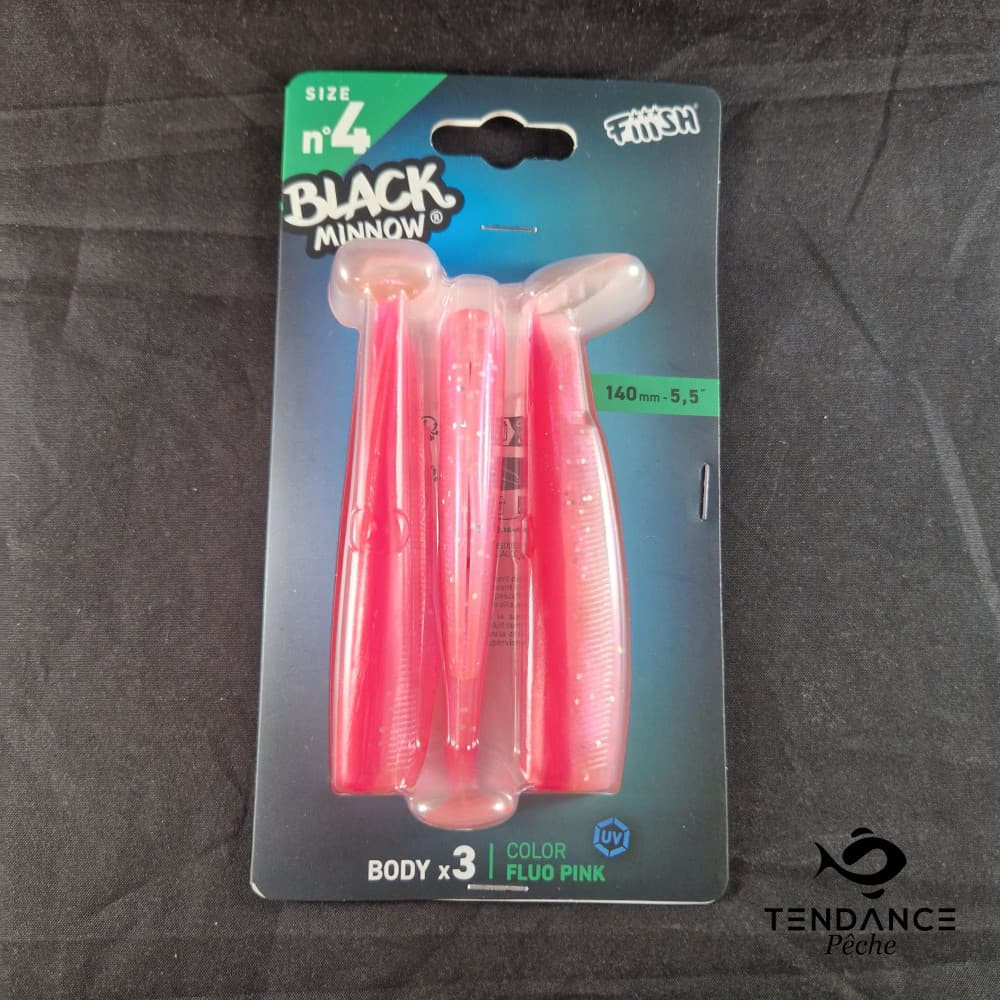 Corps Black Minnow Taille 4 - Fiiish - Fluo Pink