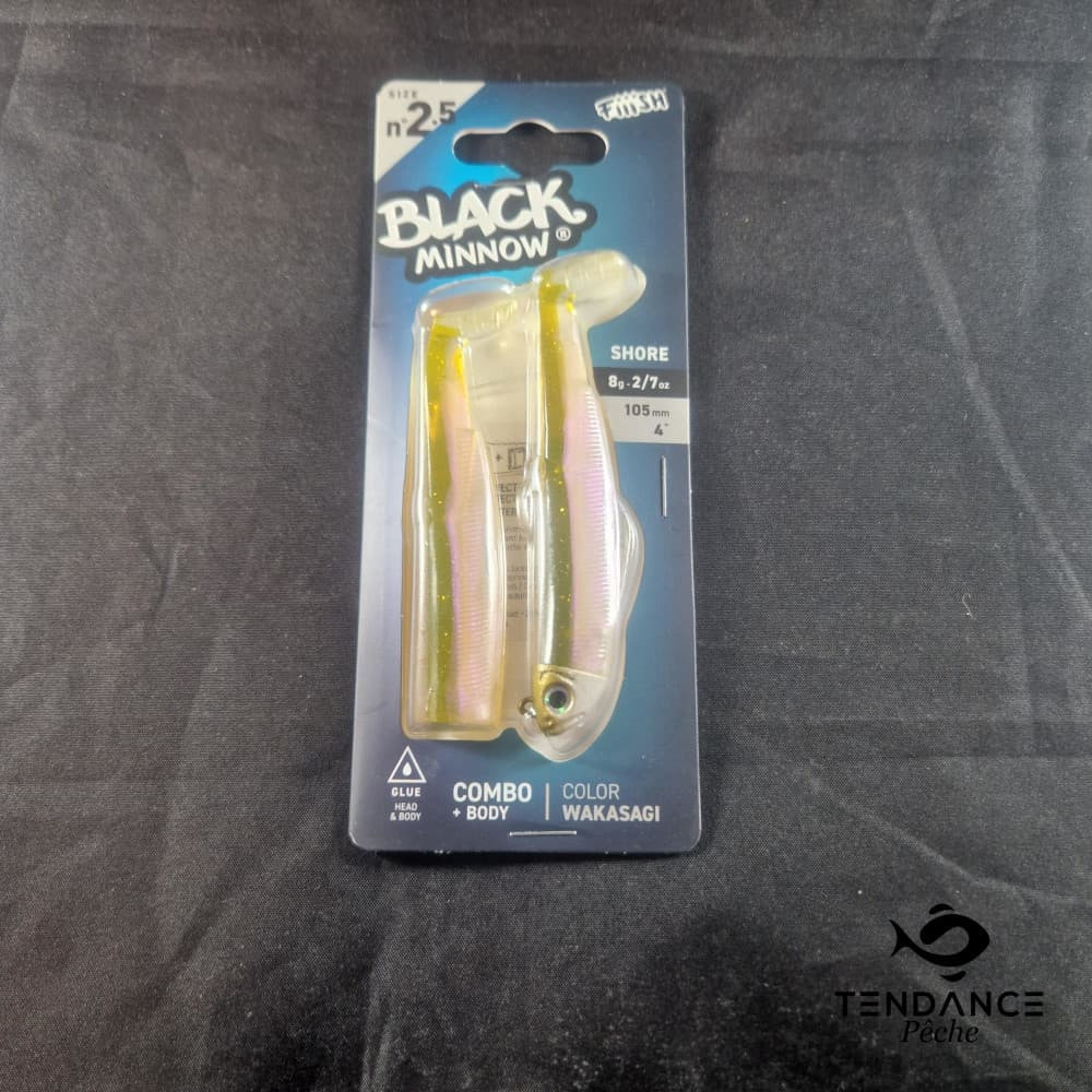 Black minnow combo shore 8gr taille 2.5 - FIIISH - Wakasagi