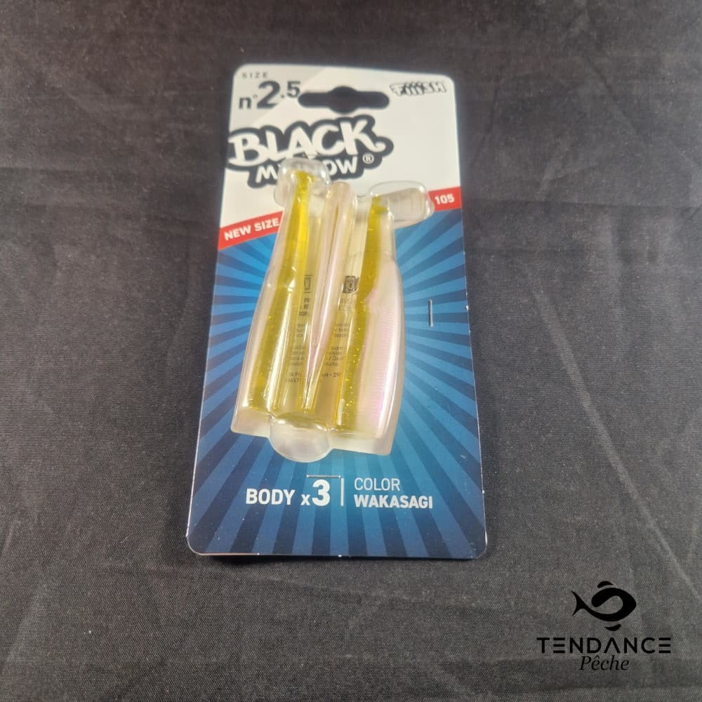 Corps black minnow taille 2.5 - FIIISH - Wakasagi