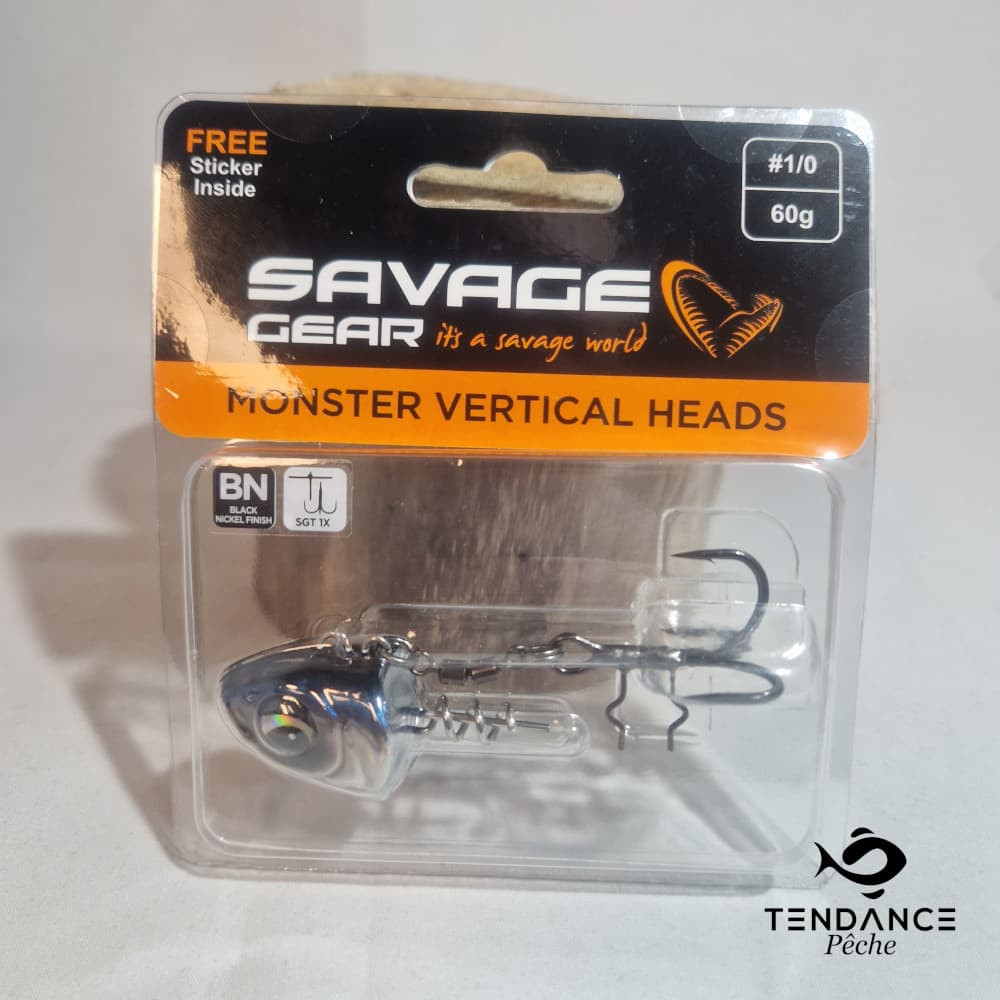 Monster Vertical Head - Savage Gear - 60Gr Whitefish 