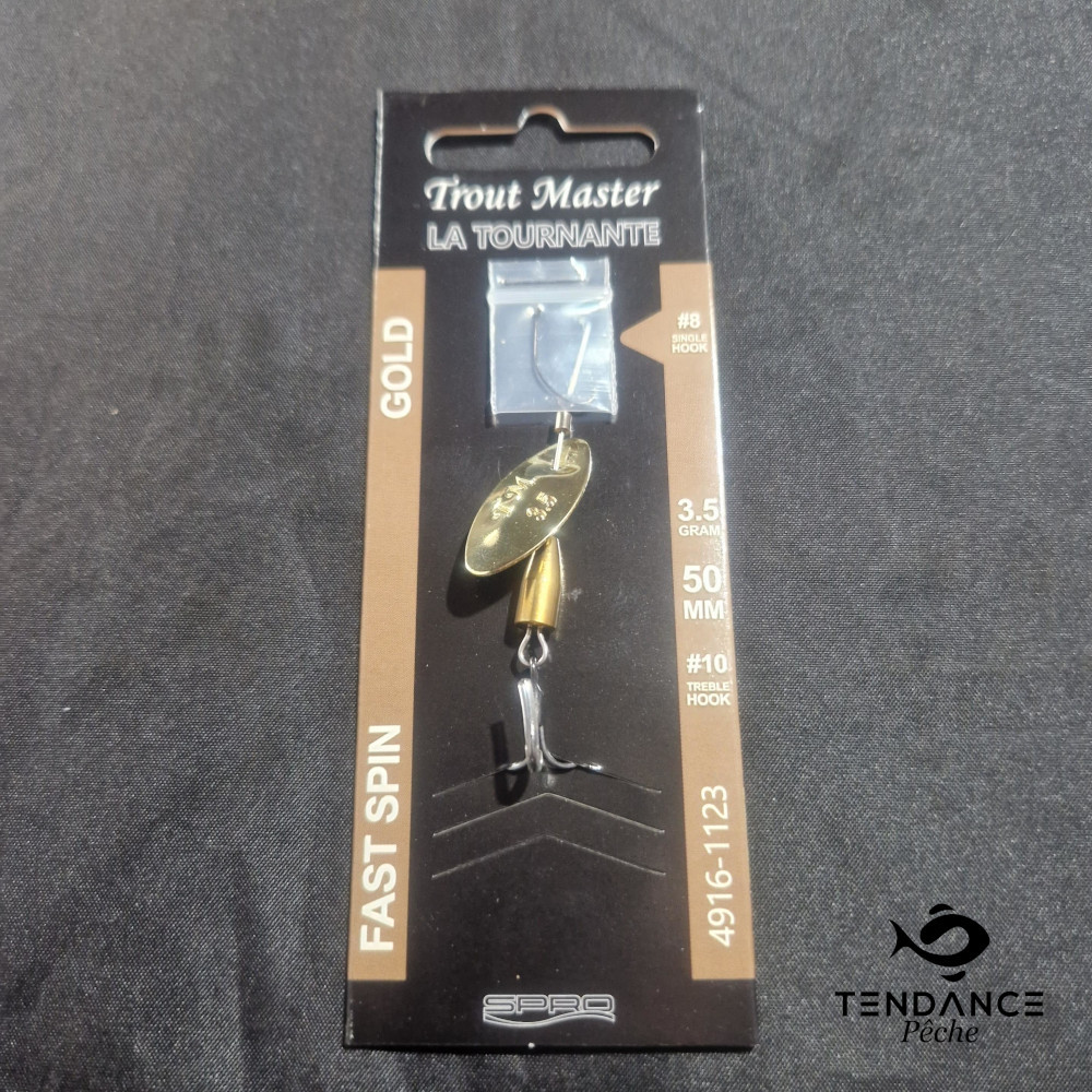 Cuillere "La Tournante" - Trout Master - Gold T°2