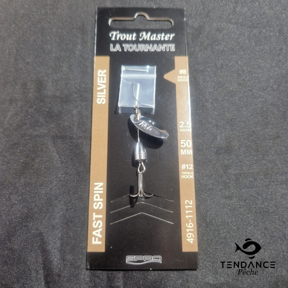 Cuillere "La Tournante" - Trout Master - Silver T°1