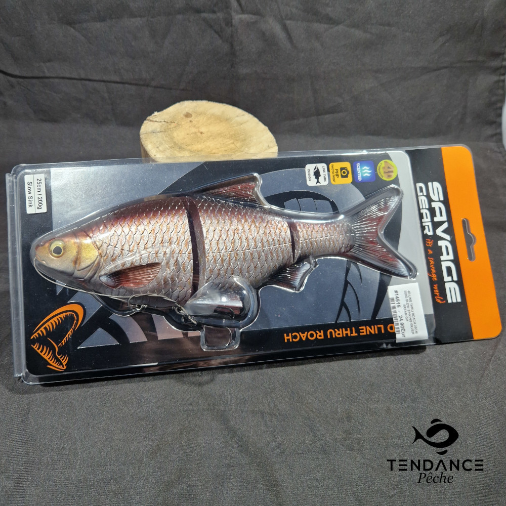 4D Line Thru Roach 25Cm Slow Sink - Savagegear - Silver Bream Gh 