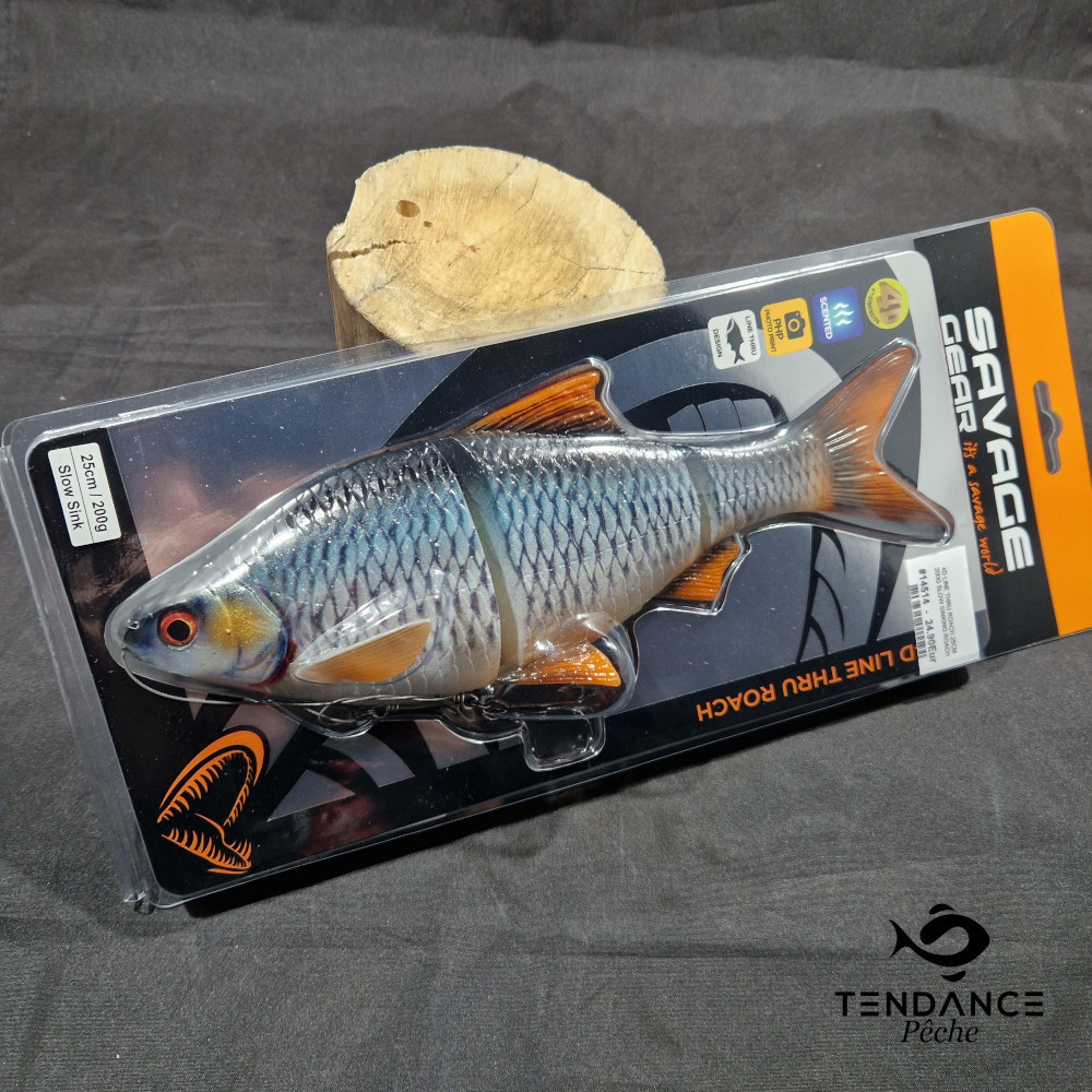 4D Line Thru Roach 25Cm Slow Sink - Savagegear - Roach