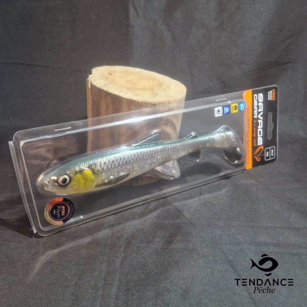 3D Whitefish Shad 20Cm - Savage Gear - Gr Slv