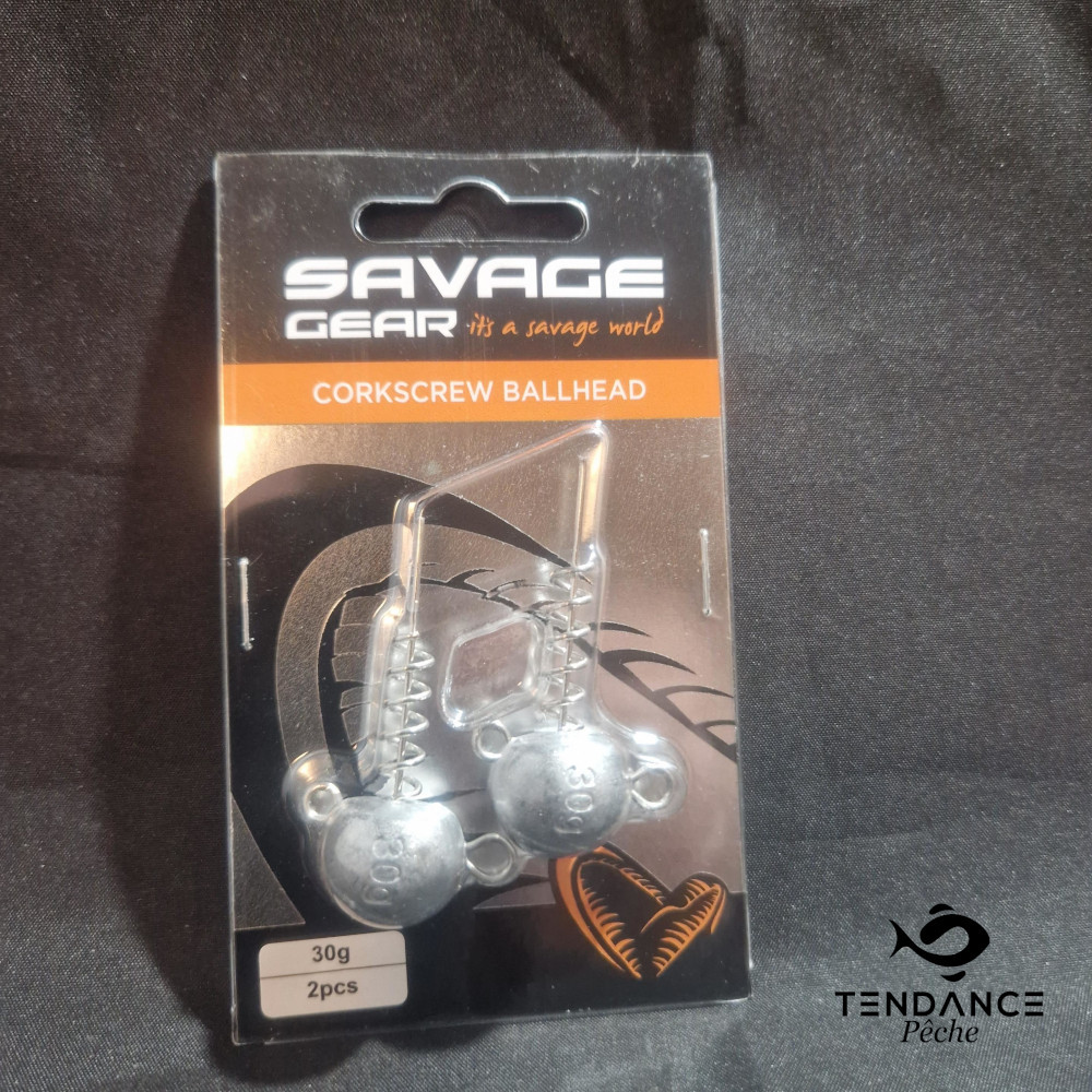 CORKSCREW BALLHEAD - SAVAGE GEAR - 30 grammes