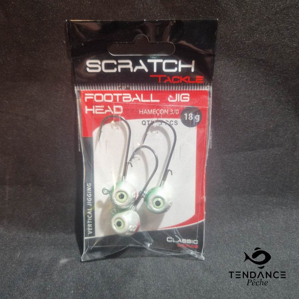 Football Jighead 18Gr - Scratch - Ayu