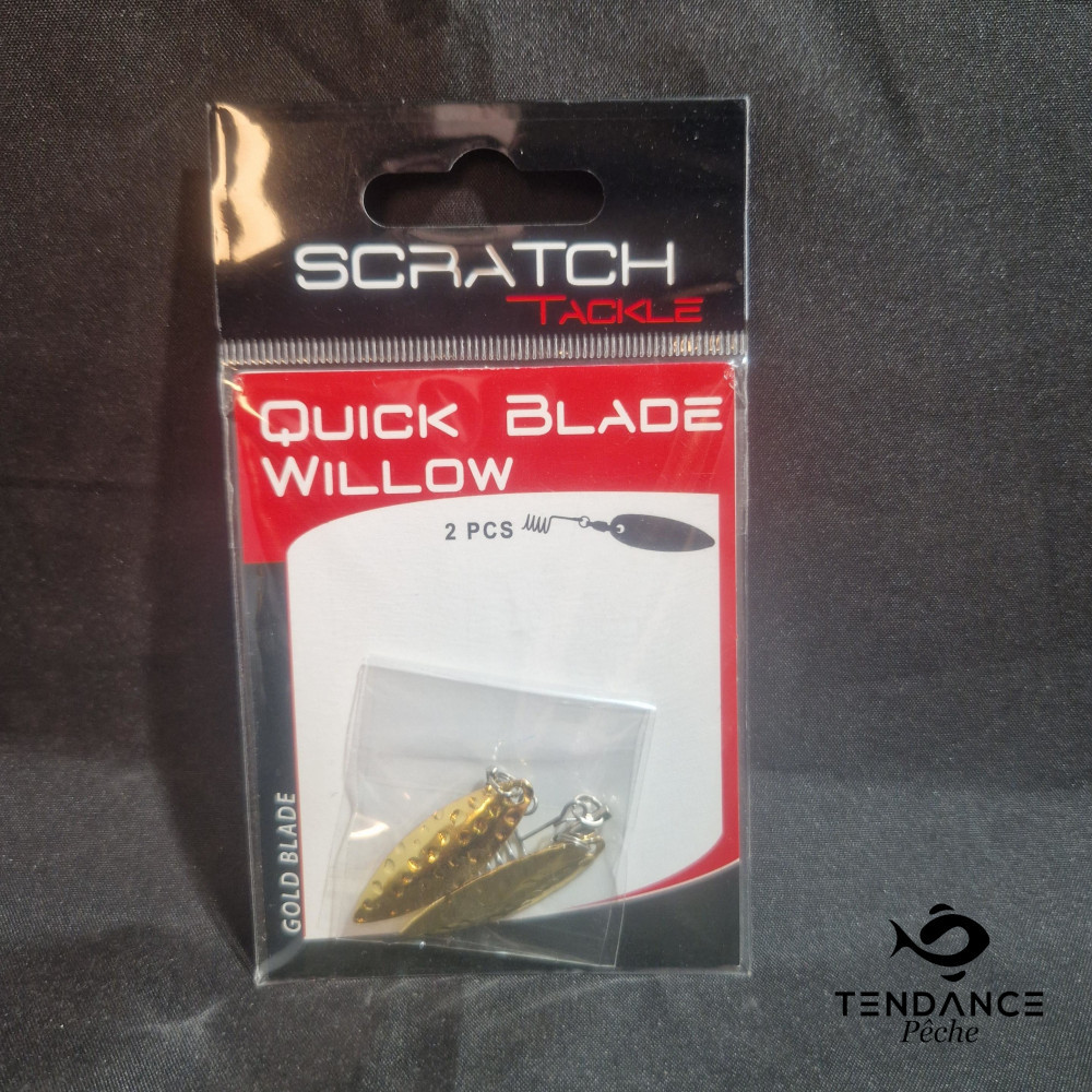 Quick Blades Willow - Scratch Tackle - Gold