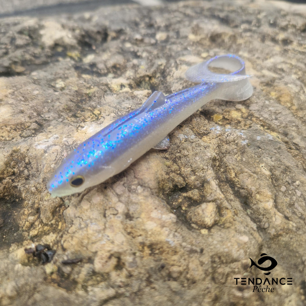 BULLTEEZ CURLTAIL 14CM 15G - WESTIN - Sparkling Blue 