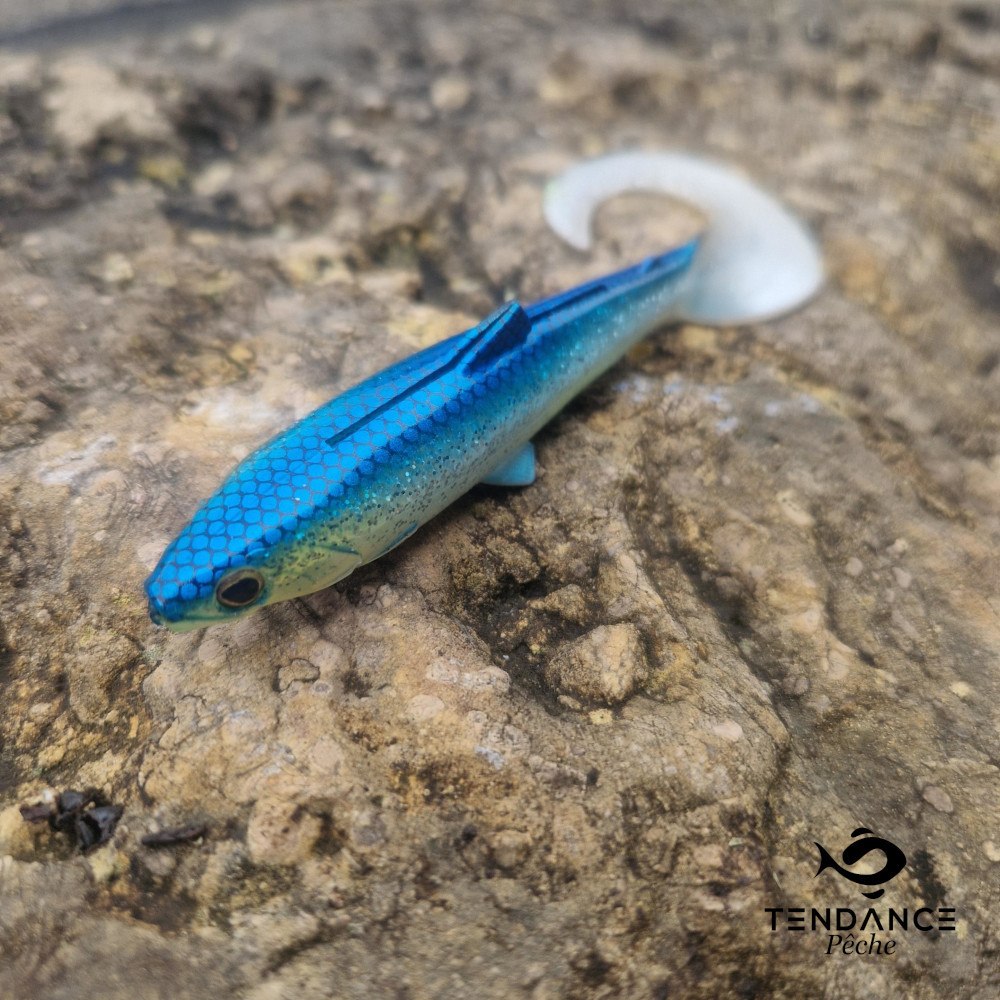 Bullteez Curltail 14Cm 15G - Westin - Blue Headlight