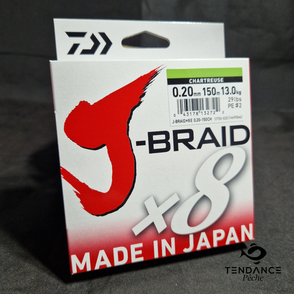 Tresse Jbraid X8 - Daiwa - 0.20Mm