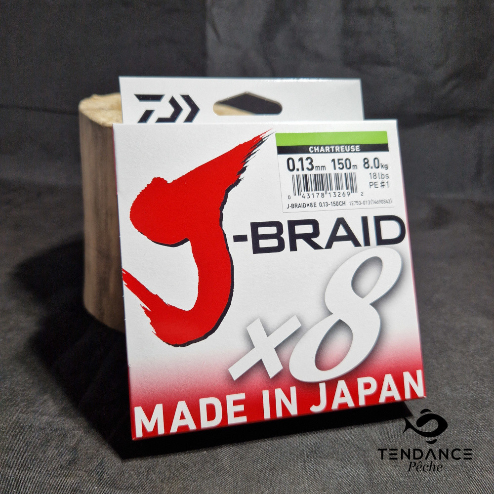 Tresse Jbraid X8 - Daiwa - 0.13Mm