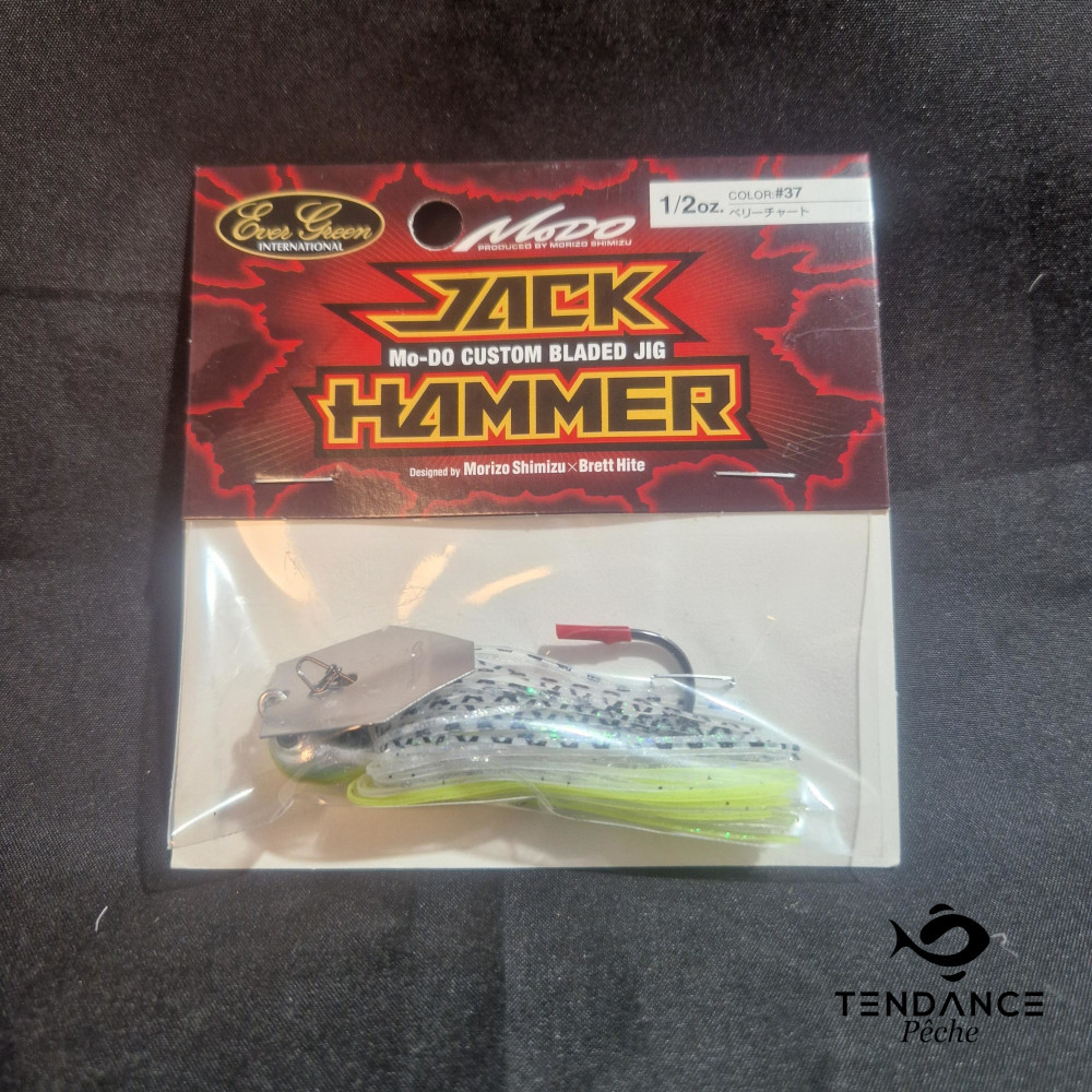 Jack Hammer 1/2Oz - Evergreen - Belly Chart 