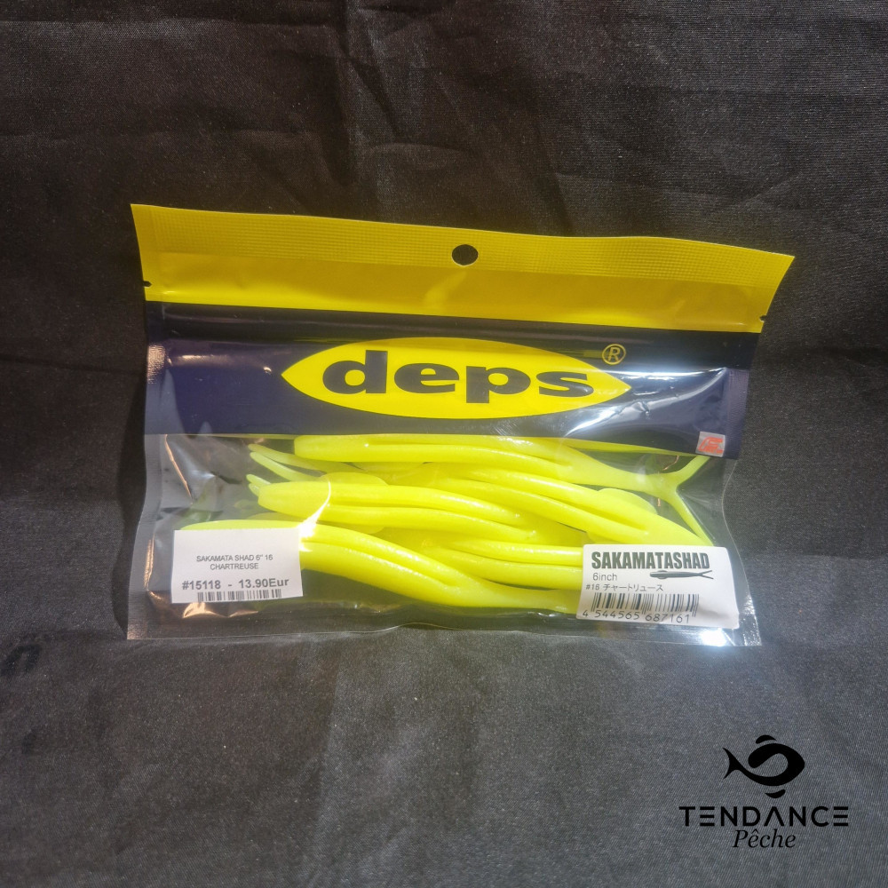 Sakamata Shad 6 - DEPS - Chartreuse