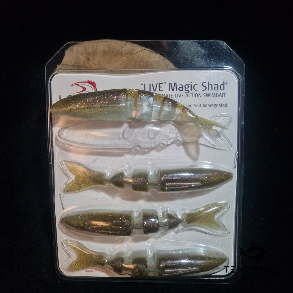 LIVE MAGIC SHAD 4.5" - LAKE FORK - tilapia 