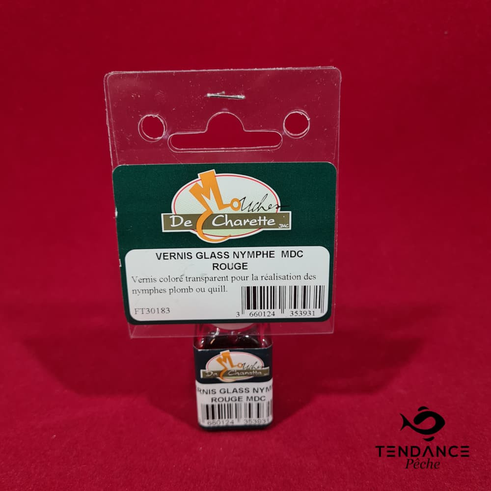 Vernis Glass Nymphe - Jmc - Rouge