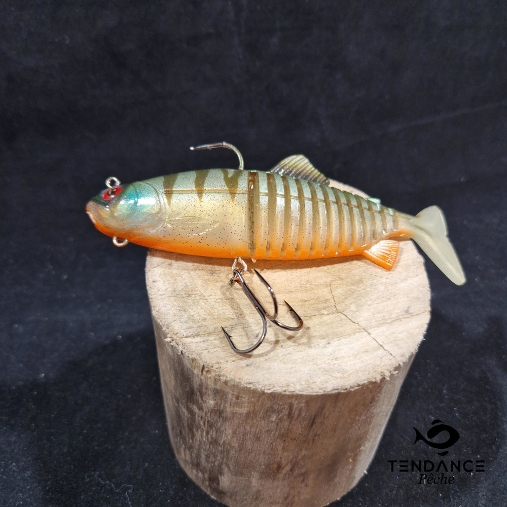 REPLICANT JOINTED 15CM 60G - FOX - ANGRY EMERALD PERCH 