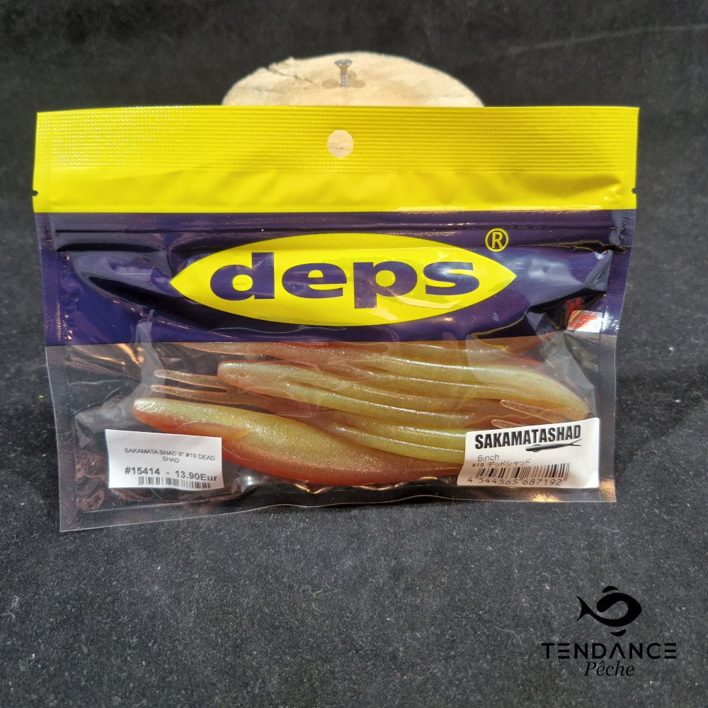 Sakamata Shad 6 - Deps - Dead Shad 