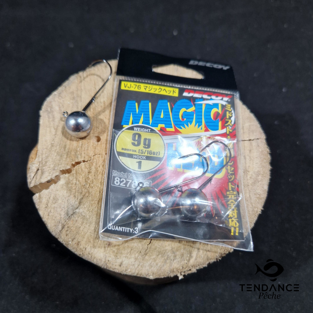 tête plombée VJ76M - DECOY - 9gr