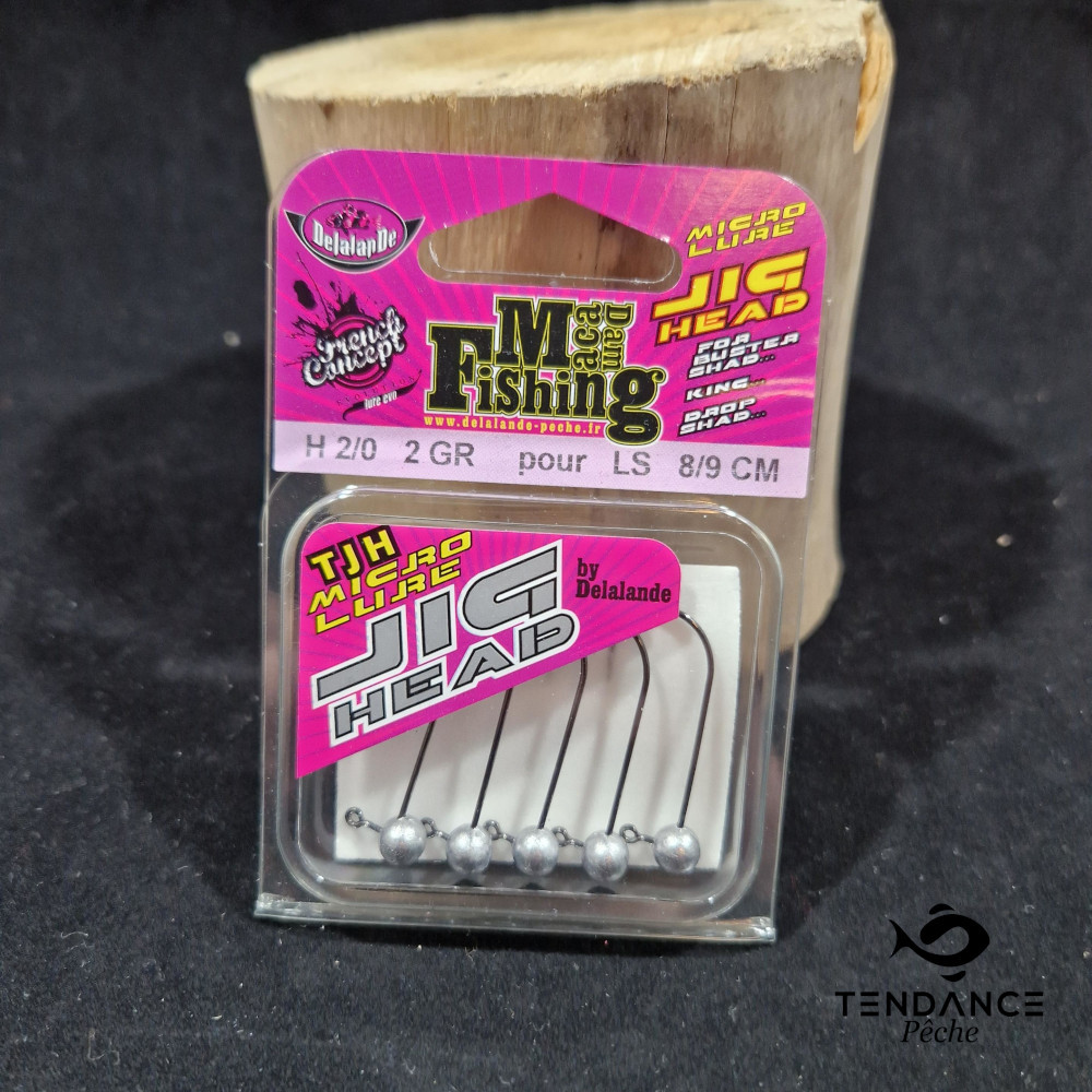 Têtes Plombées Macadam Fishing H2/0 - Delalande - 2 Gr