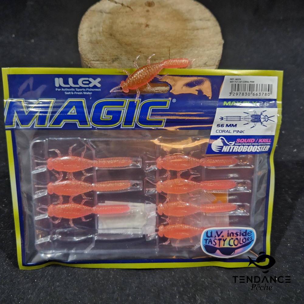 May Fly 6.6 Cm - Illex - Coral Pink 