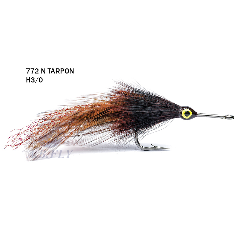 Tarpon Fly H3/0 - BROWN - RAINY'S