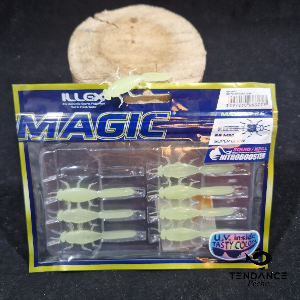 May Fly 6.6 Cm - Illex - Super Glow