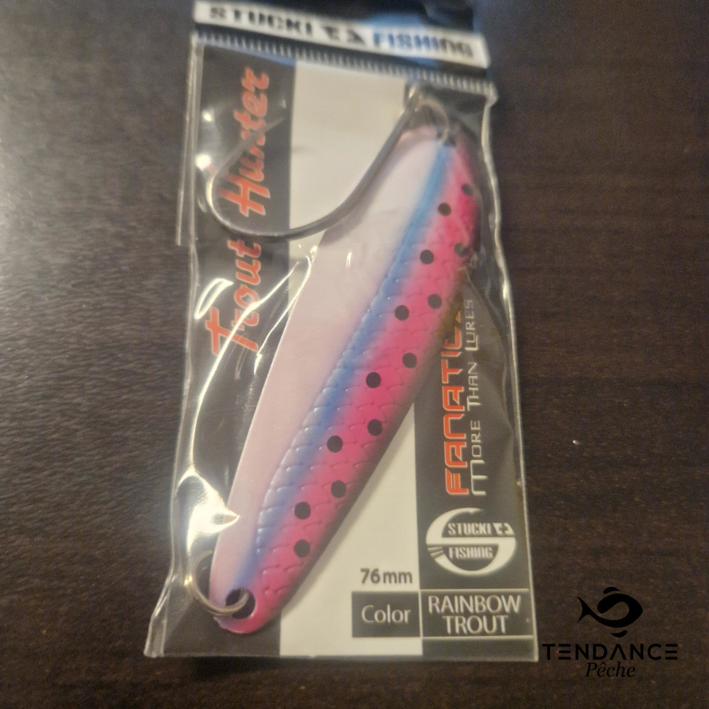 Cuiller Trout Hunter 77Mm - Stucki - Rainbow