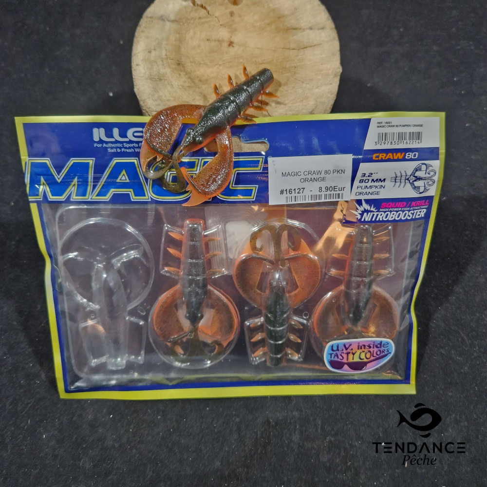 MAGIC CRAW 80 - ILLEX - PUMPKIN ORANGE
