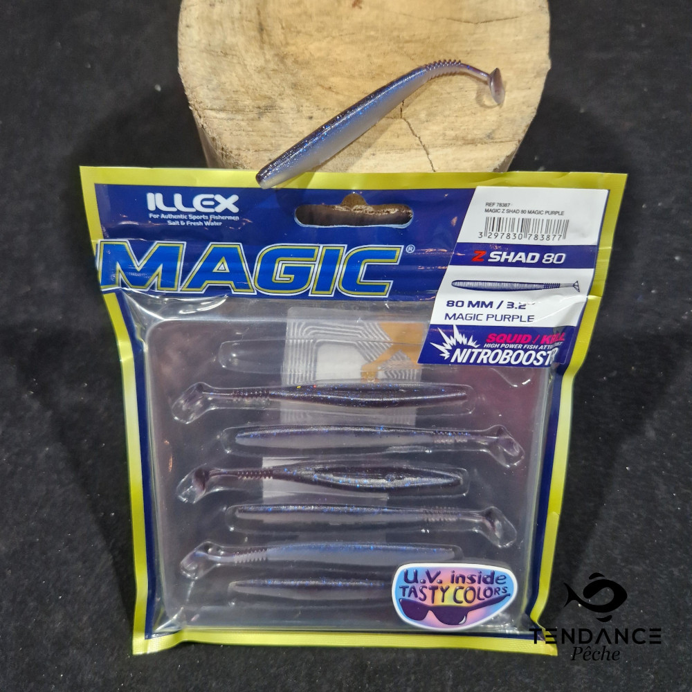Magic Z Shad 80 - Illex - Magic Purple