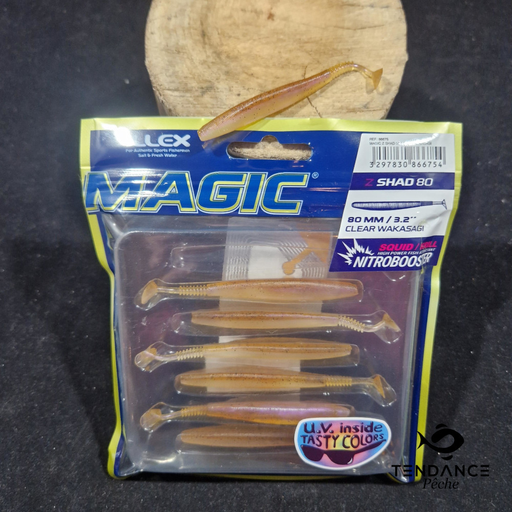 Magic Z Shad 80 - Illex - Clear Wakasagi