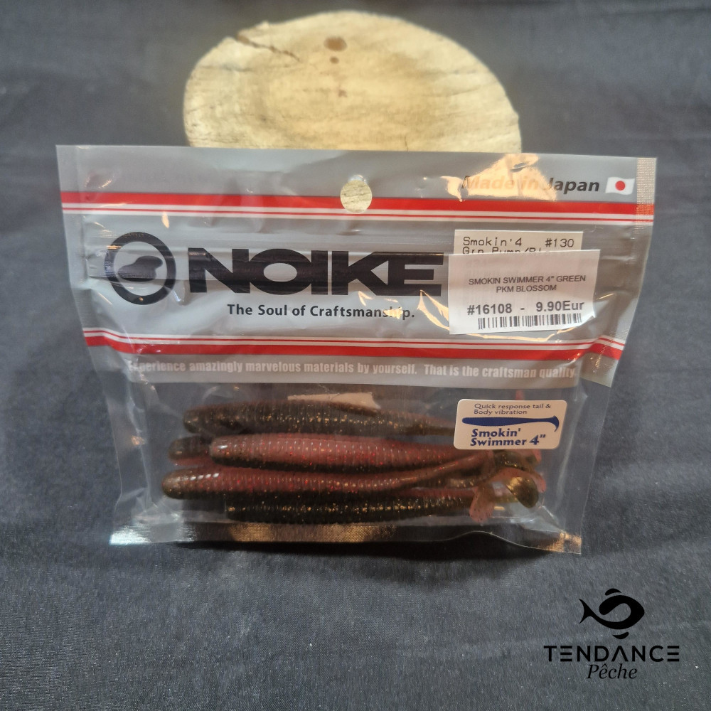 SMOKIN SWIMMER 4" - NOIKE - GREEN PUMPKIN BLOSSOM 