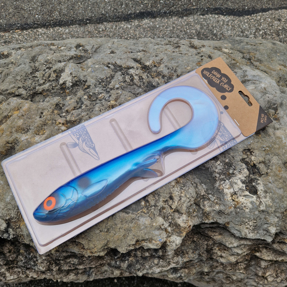 Wolfcreek Curly 2.0 29Cm - Wolfcreek - Blue Shad Uv