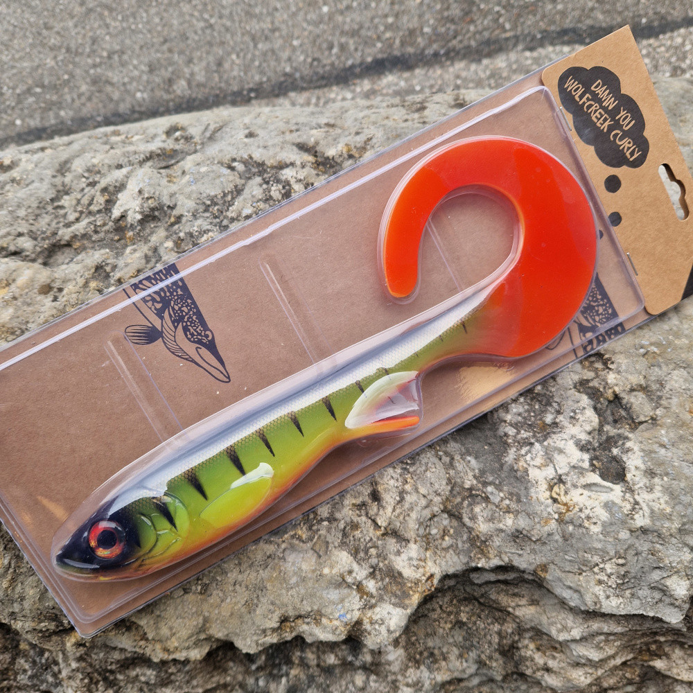 Wolfcreek Curly 2.0 22Cm - Wolfcreek - Fire Tiger