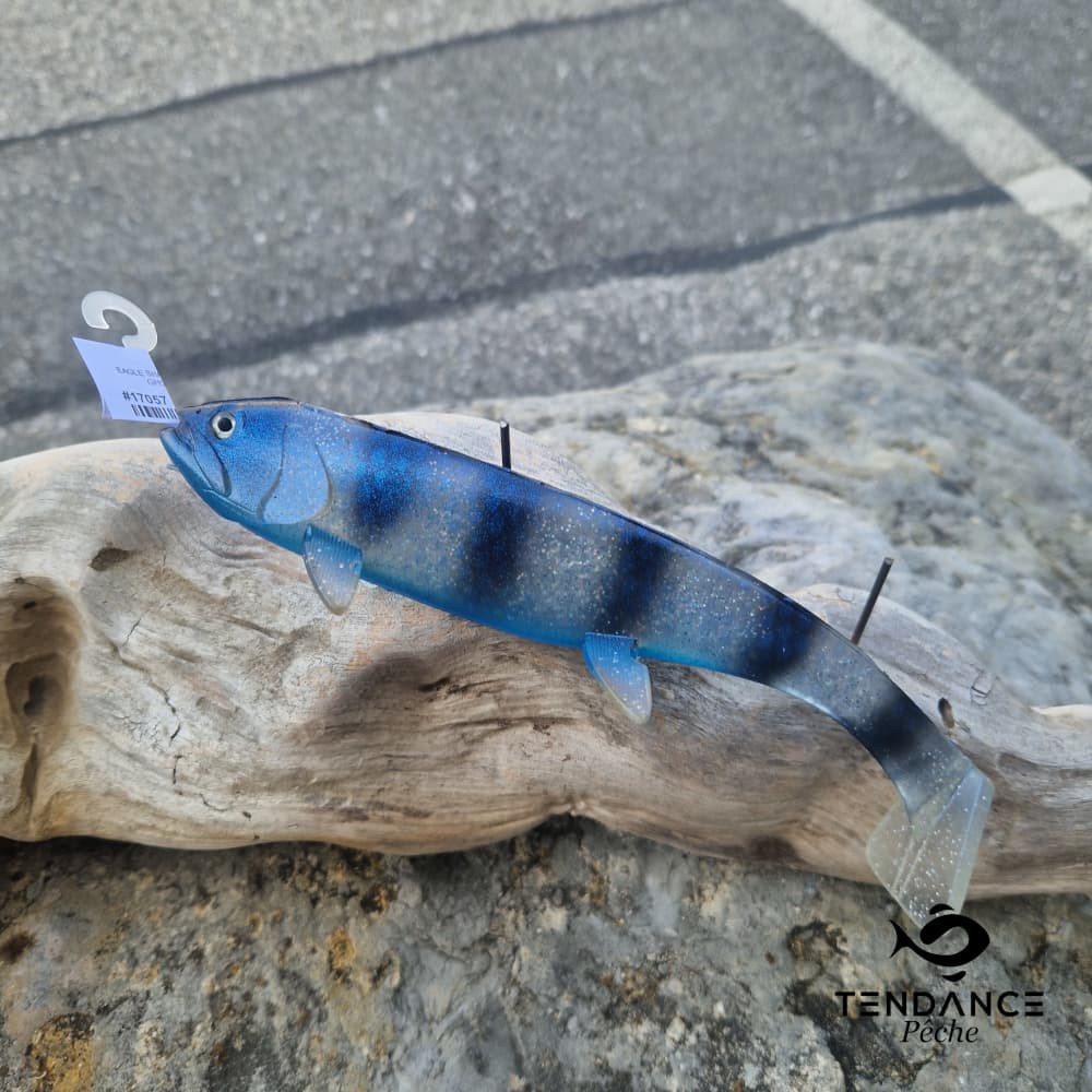 Eagle shad 200 - JAWS - Striped Ghost Bleu 