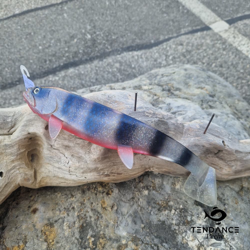 Eagle shad 260 - JAWS Fishing - Striped Ghost Rouge