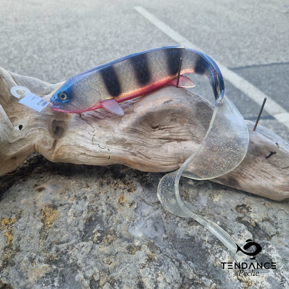 Eagle Grub 260 - JAWS Fishing - Striped Ghost Rouge