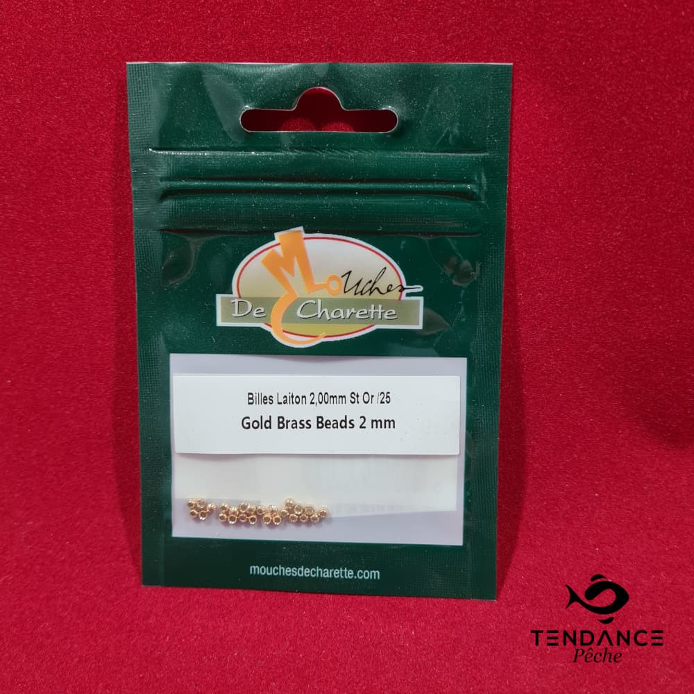 Billes En Laiton 2 Mm - Jmc - Or 