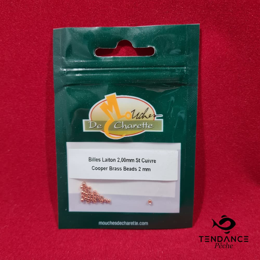 Billes en laiton 2 mm - JMC - Cuivre