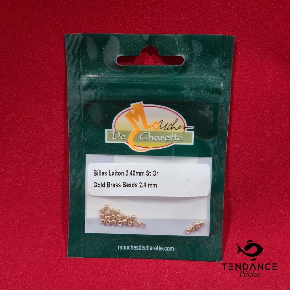 Billes En Laiton 2.4 Mm - Jmc - Or 
