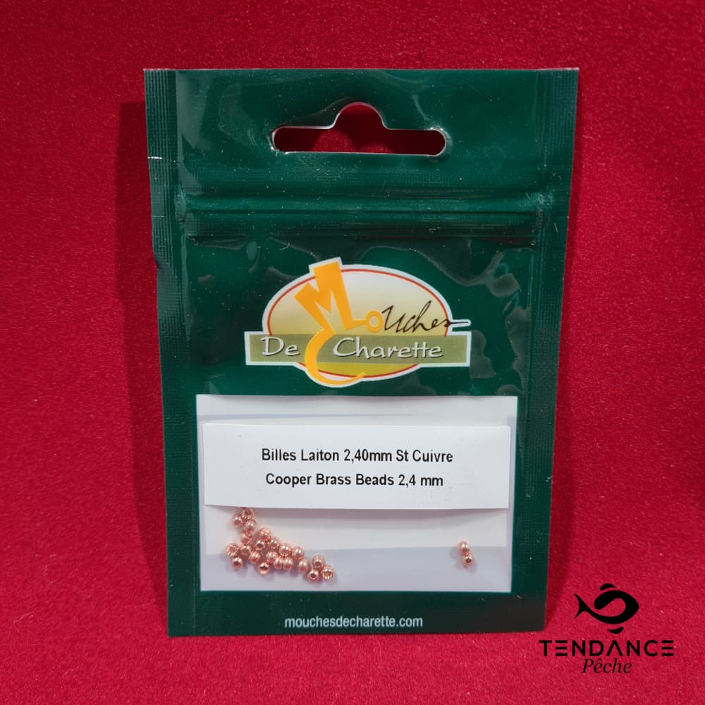 Billes en laiton 2.4 mm - JMC - Cuivre