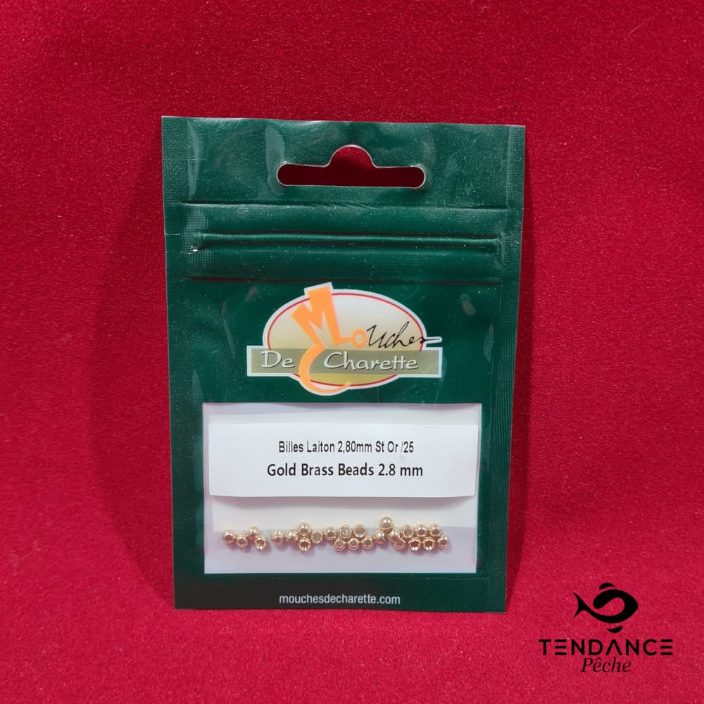 Billes En Laiton 2.8 Mm - Jmc - Or 