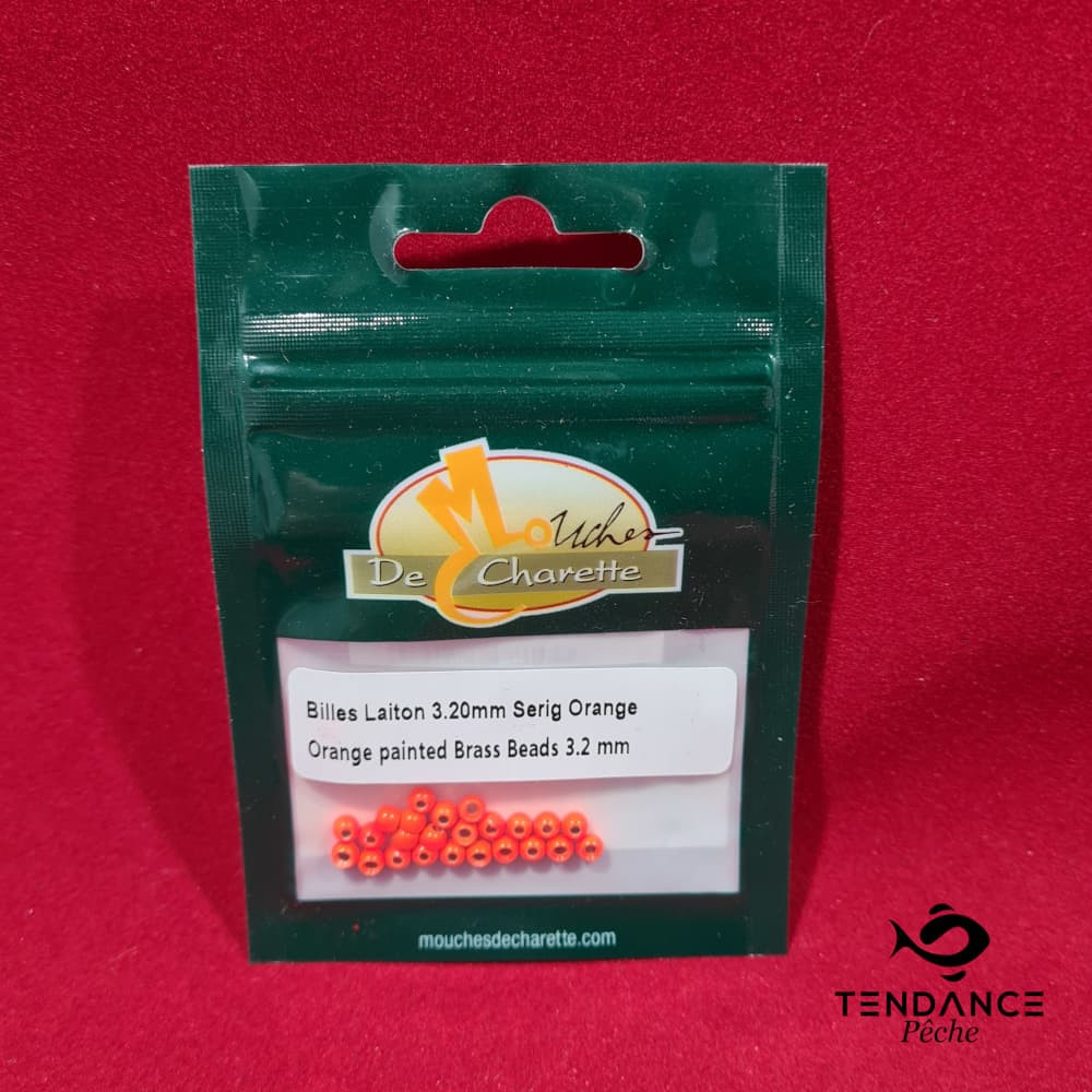 Billes En Laiton 3.2 Mm - Jmc - Orange