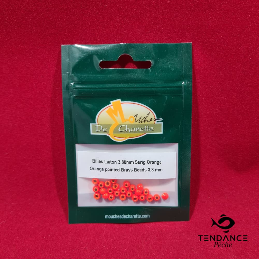 Billes En Laiton 3.8 Mm - Jmc - Orange