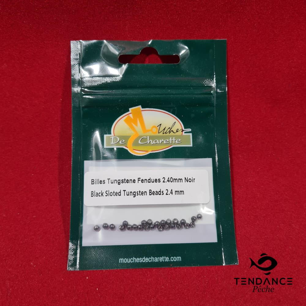 Billes Tungstène Fendues 2.4 Mm - Jmc - Noir
