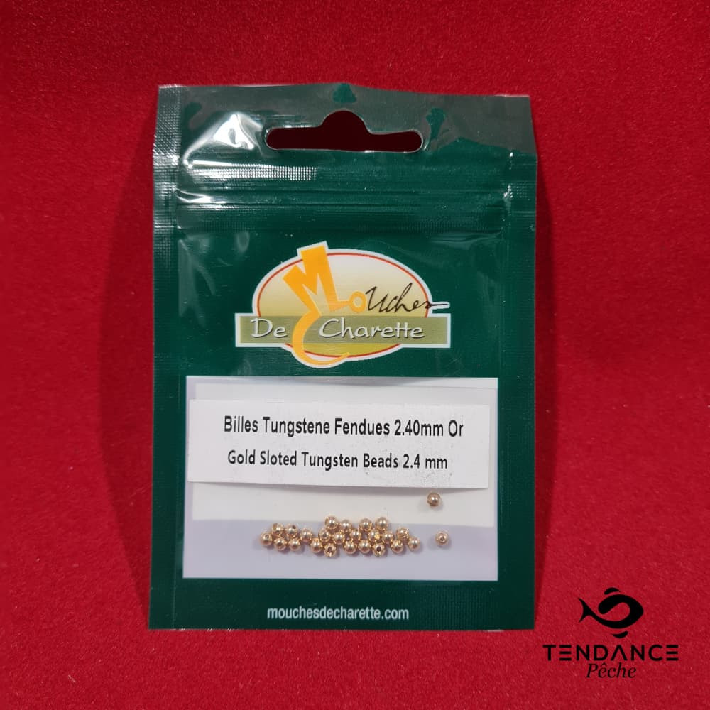 Billes Tungstène Fendues 2.4 Mm - Jmc - Or 