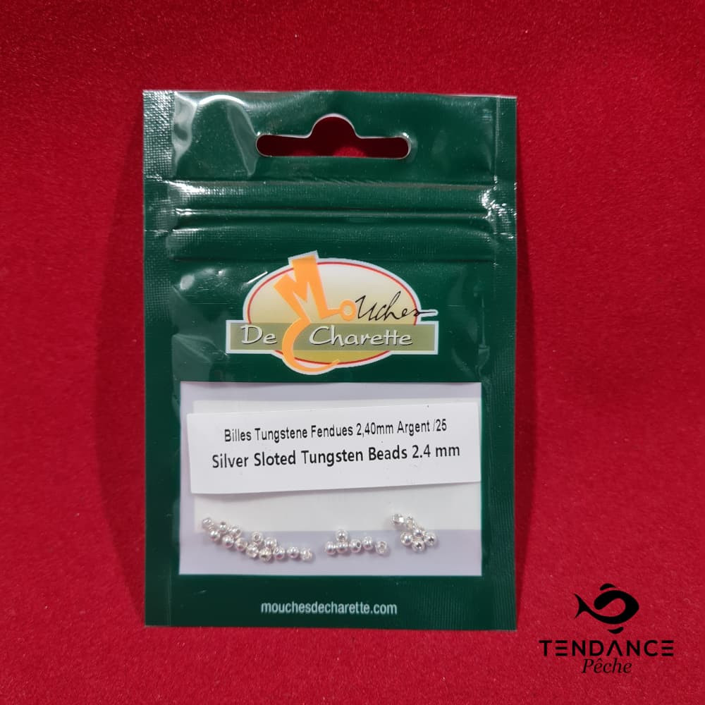 Billes Tungstène Fendues 2.4 Mm - Jmc - Argent 