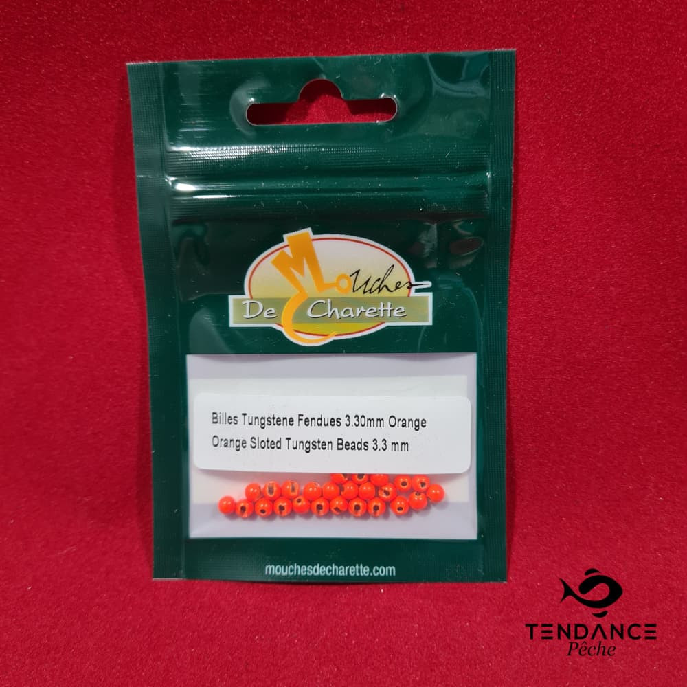 Billes Tungstène Fendues 3.3 Mm - Jmc - Orange