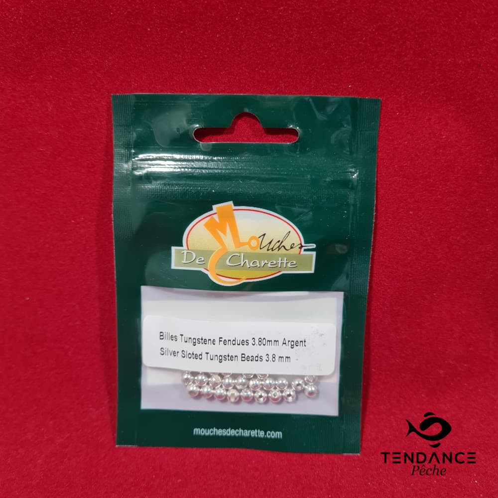 Billes Tungstène Fendues 3.8 Mm - Jmc - Argent 